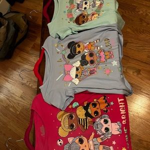 3 LOL medium shirts